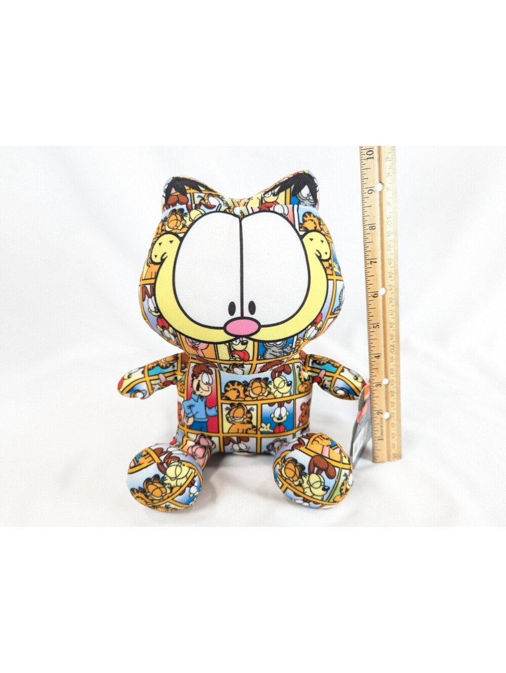 Sticker Bomb Garfield Plush Toy 2021 Comic Strip Print Pattern 12 Inch Stuffy - Picture 8 of 10
